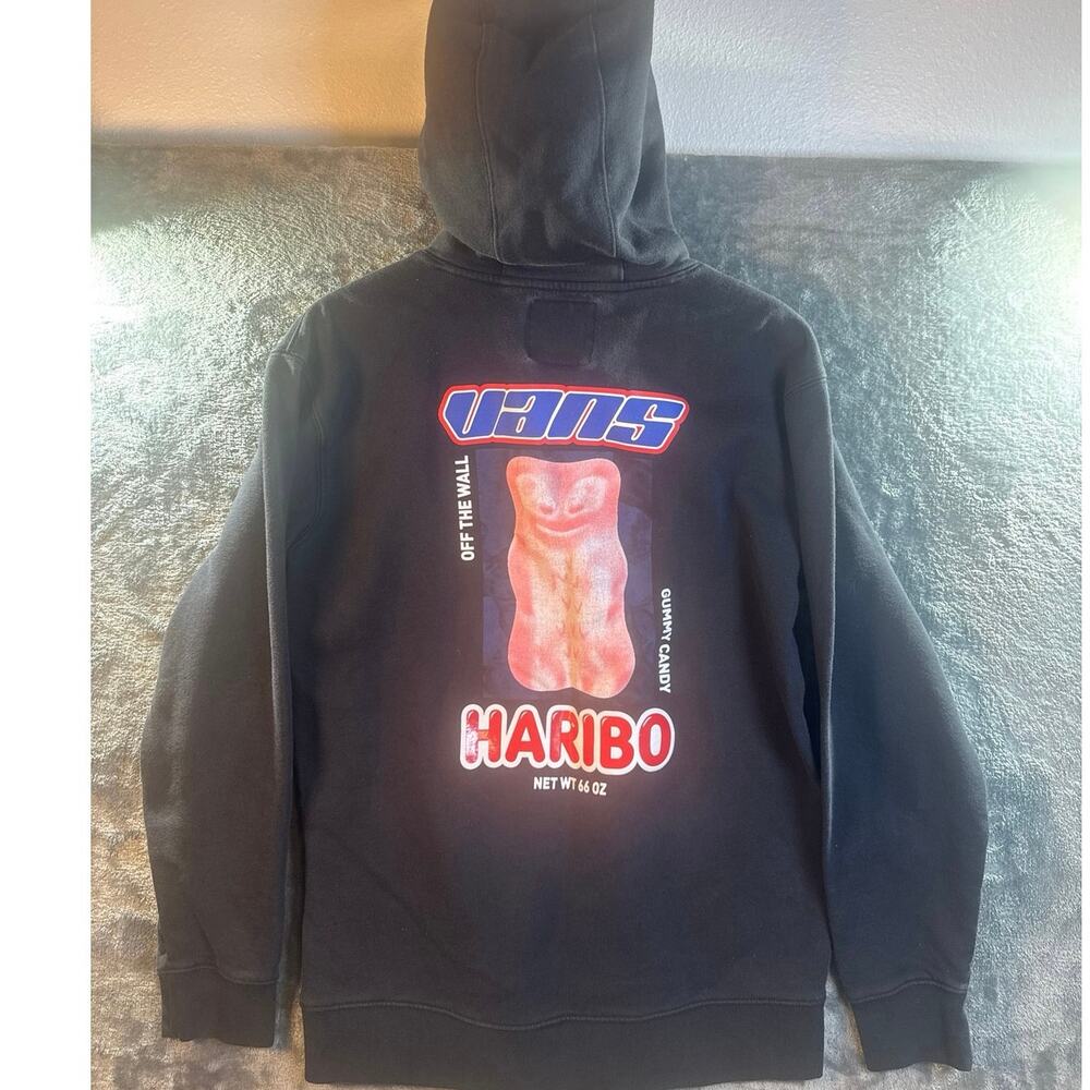 Skate x Vans x Haribo Colab Pullover Fleece Hoodie Men’s Medium Black